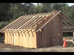 Building A Native American Plank House - Youtube