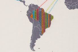Concord legal limited t/a caterpillar cross stitch company number 08347850 vat. Cross Stitch Pattern Globe World Map Blueprints How To Craft Supplies Tools Kromasol Com