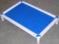 I love the look of captain's beds with their convenient storage, or elevated frames with drawers. Diy How To Make No Sew Elevated Dog Beds Out Of Pvc Pipes Mini Aussiedoodles And Australian Labradoodle Puppies Best Aussiedoodle Breeders In Washington State Portland Oregon