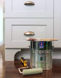The behr urethane alkyd satin enamel provides the performance and durability of a traditional hover image to zoom. The Best Paint For Kitchen Cabinets The Craft Patch