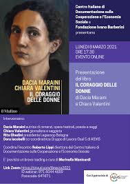Dacia maraini (fiesole, 13 novembre 1936) è una scrittrice, poetessa, saggista, drammaturga e sceneggiatrice italiana che fa parte della generazione degli anni. Centro Italiano Di Documentazione Sulla Cooperazione E L Economia Sociale Archivio Notizie 8 Marzo 2021