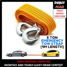 1.7 periksa lampu belakang iaitu lampu brek, lampu belakang, lampu reverse, lampu signal dan lampu nombor plat dalam keadaan baik. Buy New 5 Ton Emergency Towing Strap For Car Van And 4x4 Tali 5 Tan Kecemasan Untuk Tarik Kereta Tow Strap For Car Seetracker Malaysia