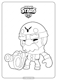 He is a grandfather who once lived at the north pole and worked in the hotel of mr. Printable Brawl Stars Gale Coloring Pages