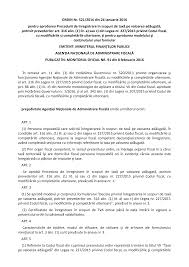 Data inregistrarii, daca sunt indeplinite conditiile prevazute la art. Https Static Anaf Ro Static 10 Anaf Legislatie Opanaf 521 2016 Pdf