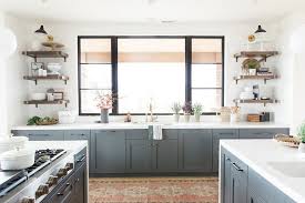 Think about mixing open shelving with upper cabinets and using different materials for each. The Pros And Cons Of Having No Upper Cabinets In The Kitchen