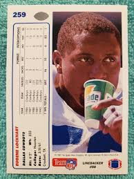 1991 UPPER DECK EUGENE LOCKHART #259 DALLAS COWBOYS