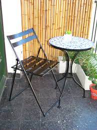 Juego De Mesa Y Silla Para Balcon O Jardin Forjados En Frio Muebles De Jardin Muebles Terraza Mesas De Bar