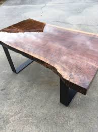 Gorgeous Live Edge Walnut Coffee Table Etsy Coffee Table Wood Resin Table Walnut Wood Furniture