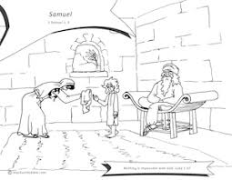 Use the call of samuel coloring page as a fun activity for your next children's sermon. Samuel Teach Us The Bible