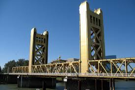 Tower bridge, sacramento, california bridgepixing the tower bridge as it lifts up for the paddlewheel riverboat on the sacramento river, sacramento, california. Bridgehunter Com Tower Bridge
