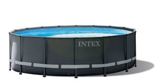 Piscine Intex Ronde Ultra O4 27m 1 22m A Sable Lemagjulien Com