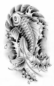 Connect with other artists and watch other fantasy drawings. Koi Fish Tattoo Black And Grey Drawing Novocom Top