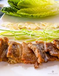 With just an hour marinade, it's great. Grilled Pork Belly Korean Bbq Samgyeopsal Gui Asian Recipes At Home