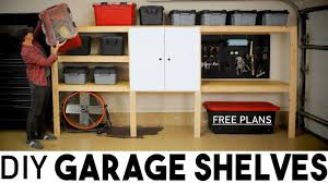 Usually it comes also with pins for adjusting and you should make sure that. Diy Garage Storage Shelves Limited Tools Free Plans Youtube