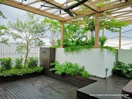 Founded in 1859, the singapore botanic gardens showcases the best and most spectacular of tropical flora set in stunning verdant landscape. Rooftop Renovation Garden Construction Singapore Landscape Design