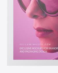 Download Matte A3 Poster Mockup In Stationery Mockups On Yellow Images Object Mockups PSD Mockup Templates