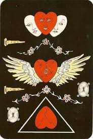 It signifies creativity for its positive value but indecision in affection in a love triangle for its negative value. 3 Of Hearts Tarot Novocom Top