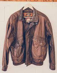 Vintage Brown Leather Jacket Www Etsy Com Bomber Jacket Vintage Vintage Leather Jacket Red Jacket Leather