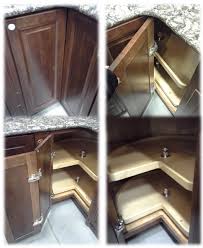 Caddy Corner Cabinet With Lazy Susan Shelves Love It Lowe S Corner Cabinet House Inspiration Corner