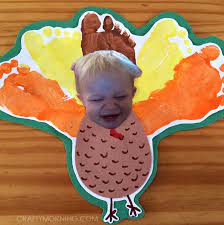 Maybe you would like to learn more about one of these? Silly Personalized Footprint Turkey Craft For Kids Crafty Morning