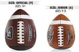 Each level of football has an official governing body, and that organization is the one that sets the dimensions and weights for the footballs that will. Passback Training Footballs Train Smarter