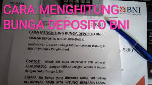 May 04, 2021 · pastikan kamu menyimpan bilyet deposito di tempat yang aman agar tidak hilang dan mengakibatkan pencairan deposito menjadi tertunda. Cara Mencairkan Deposito Bni Dari Mobile Banking Youtube