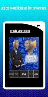 These memes feature meme man photoshopped in a picture with usually one word that is spelled horribly (or, in surreal speak). Stonk It Stonks Meme Generator For Android Apk Download