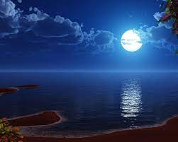 The harvest moon has come, booming softly through heaven, like a bassoon. Blue Moon Hd 2560x2048 Wallpaper Teahub Io