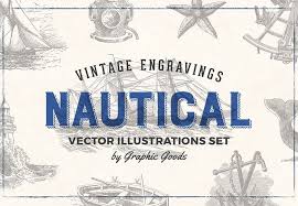 Nautical Engraving Illustrations A Collection Of Authentic Vintage Nautical Illustrations In 2020 Engraving Illustration Illustration Business Illustration