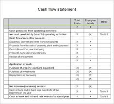 Cash Flow Statement Template 7 Cash Flow Statement