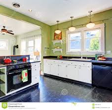 kitchen room interior stock photo