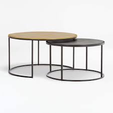 Author mely posted on august 22, 2017august 22, 2017. Knurl Nesting Coffee Tables Set Of Two Reviews Crate And Barrel
