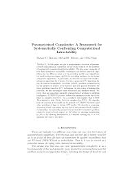 The beginner's guide to computers and the internet: Pdf Parameterized Complexity A Framework For Systematically Confronting Computational Intractability