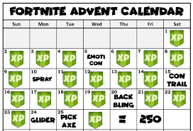 You can now count down the days to the holidays with this fortnite advent calendar. Fortnite Advent Calendar Concept Fortnitebr