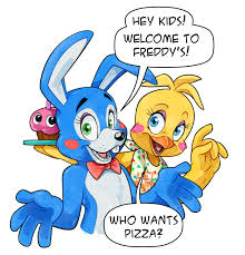 How to draw toy bonnie from five nights at freddys 2. Fnaf2 S Toy Bonnie And Toy Chica By Catbeecache On Deviantart