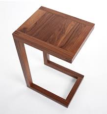Brewer C Shape Side Table Rejuvenation Side Table Walnut Side Tables Table