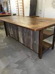 20 Collection Reclaimed Wood Kitchen Islands Home Decor And Garden Ideas Wood Kitchen Island Reclaimed Wood Kitchen Island Rustic Kitchen