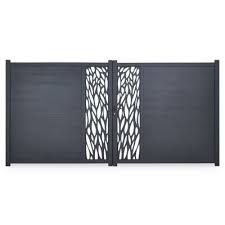 Portail Alu Neva Anthracite 300 X H 170 Cm Castorama En 2020 Portail Alu Portail Cloture Gabion