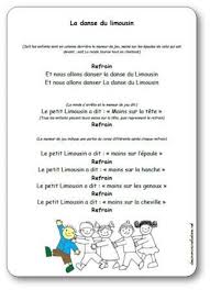 La Danse Du Limousin Paroles Illustrees La Danse Du Limousin A Imprimer Chansons Comptines Chansons Maternelle Comptines