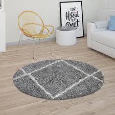 Wir führen skandinavische wohnzimmer möbel günstig. Hochflor Teppich Wohnzimmer Shaggy Skandinavisches Rauten Muster Modern In Grau Kaufen Bei Diva Teppich Center