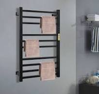 Electric Towel Warmer Rack For Bathroom With Timer Wall Mounted Towel  Warmer US