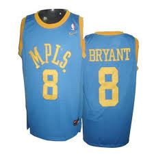 Before heading to la, the basketball team was based in minneapolis, minnesota. Men S Kobe Bryant Authentic Baby Blue Jersey Nike 8 Nba Los Angeles Lakers Mpls Throwback Kobe Bryant 8 Kobe Bryant Nba Jersey