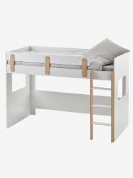 Parisot hochbett reverse weiß kinder hochbetten kinderbetten betten. Vertbaudet Kinder Hochbett Everest In Weiss Natur
