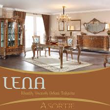 Lena Klasik Yemek Odasi Takimi Lena Classic Dining Room Team Classicfurniture Furniture Furnitureturkish Decoration Architectu Mobilya Klasik Koltuklar