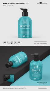 Download Free Dispenser Pump Bottle Mockup Template Free Psd Templates