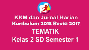 Maybe you would like to learn more about one of these? Kkm Dan Jurnal Harian Tematik Kelas 2 Sd Kurikulum 2013 Revisi 2017 Pedia Pendidikan
