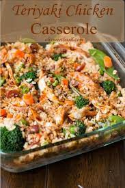 Teriyaki Chicken Casserole Chicken And Vegetable Casserole Vegetable Casserole Recipes Recipes