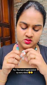 Instagram vs reality , When you spended money for nail extensions and also  you are struggling with your daily routines with nails🙂