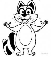 Here is a printable raccoon pattern or coloring page. Raccoon Coloring Pages To Print Coloring Pages Animal Coloring Pages Coloring Book Pages