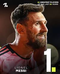 LIONEL MESSI IS ONEFOOTBALL'S GREATEST PLAYER OF THE LAST 25 YEARS 🏆🏅🇦🇷
